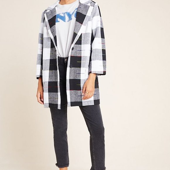NWT Anthropologie Cairo Plaid Coat - Picture 2 of 7